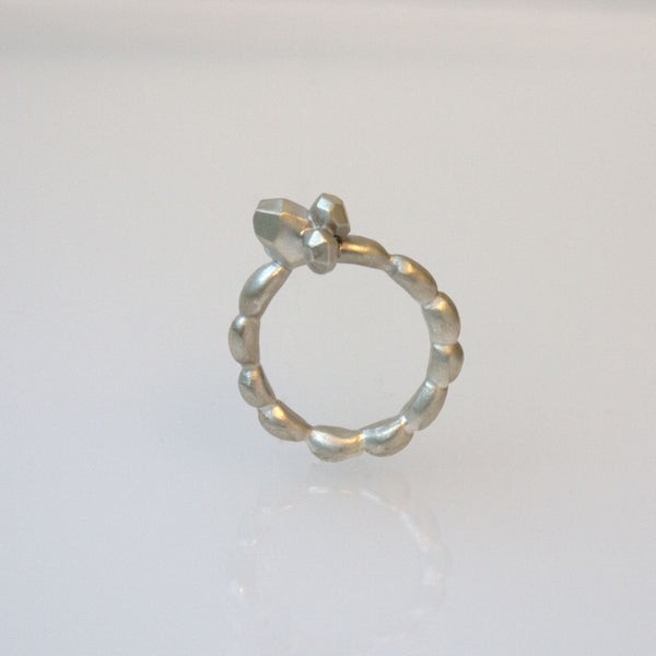 Concretion Ring with Polygons