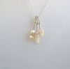 Three Pearl Droplets Necklace