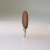 Walnut Standing Ovoid Ring