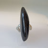 Large Horn Fin with Concretion Band Ring
