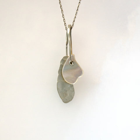 Mother of Pearl and Cirrus Necklace