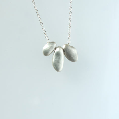 Three Seed Concretions Necklace