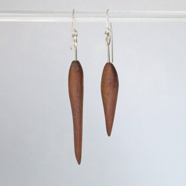 Walnut Droplet Earrings