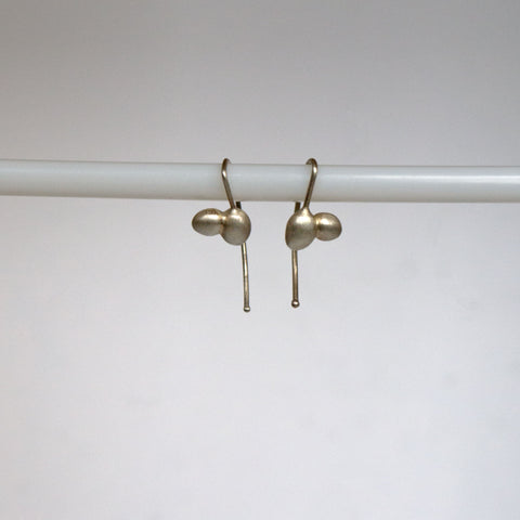 TIny Double Concretion Earring