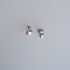 TIny Double Concretion Post Earring